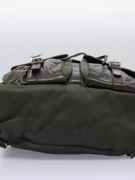 PRADA Backpack Nylon Khaki Auth bs23722 main image 10